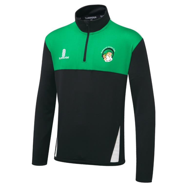 Richmond CC Blade Performance Top Black/Emerald/White