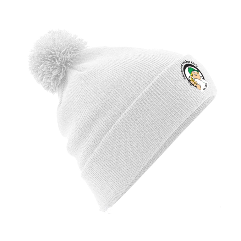 Original Pom Pom Beanie : White